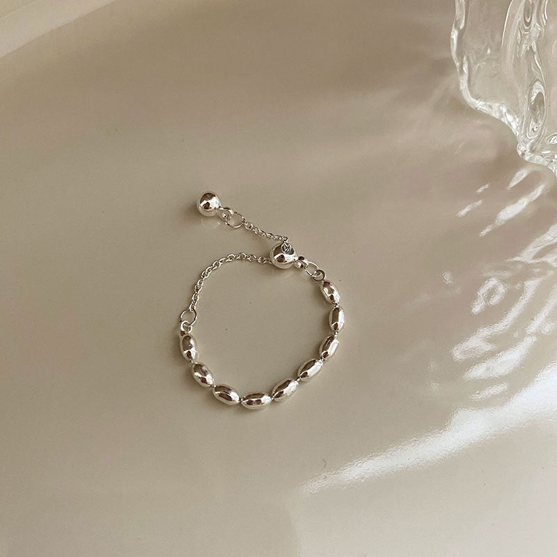 Damenarmband aus hochwertigem Edelstahl mit ovalen Gliedern Shop Nory