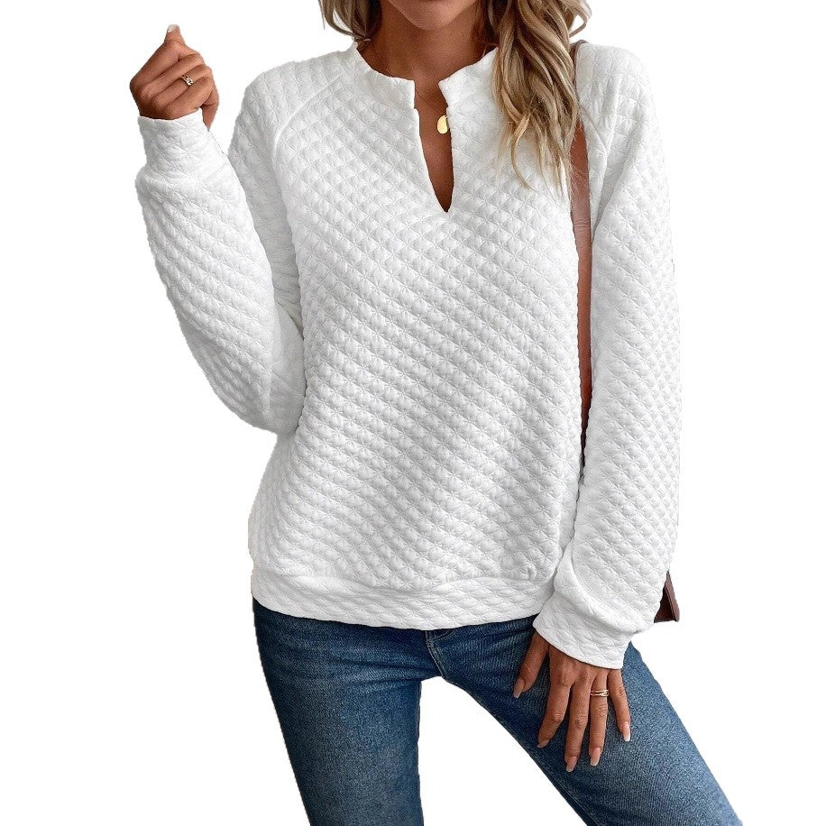 Damen Modischer Stehkragen Pullover Shop Nory