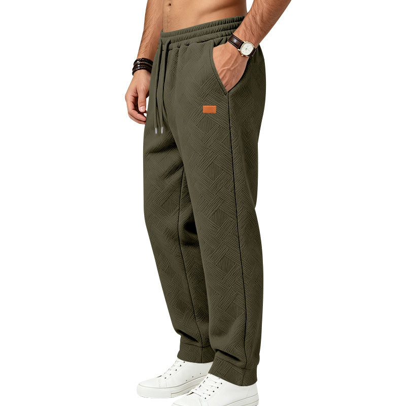 Herren Texturierte Jogginghose mit elastischem Bund und Kordelzug Shop Nory