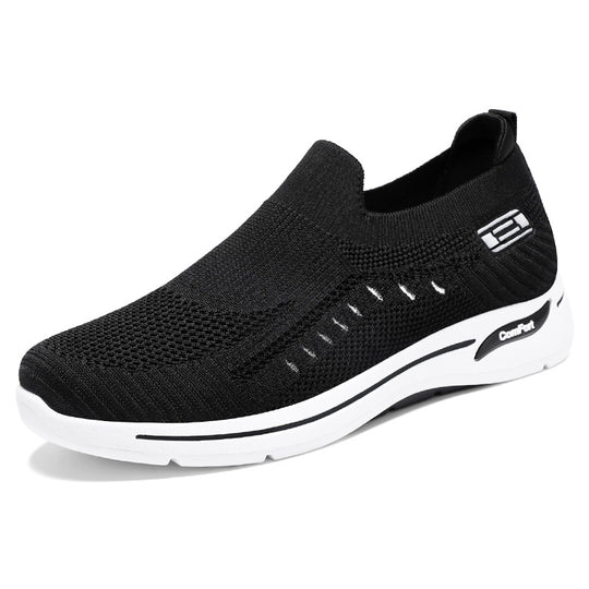 Damen nan ultraleichter gestrickter Slip-On Walking-Sneaker mit nahtlosem Sockenschaft und dämpfender EVA-Comfort-Zwischensohle Shop Nory