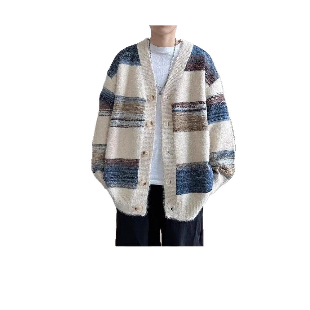 Damen Kuschelige Strickjacke mit Knöpfen Shop Nory