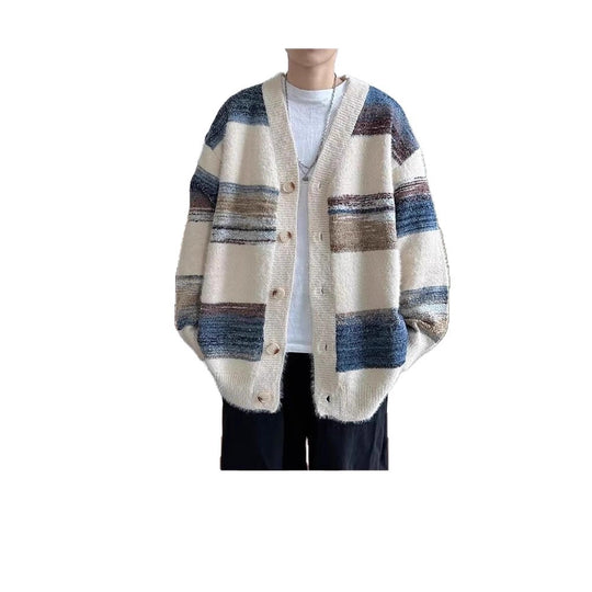 Damen Kuschelige Strickjacke mit Knöpfen Shop Nory
