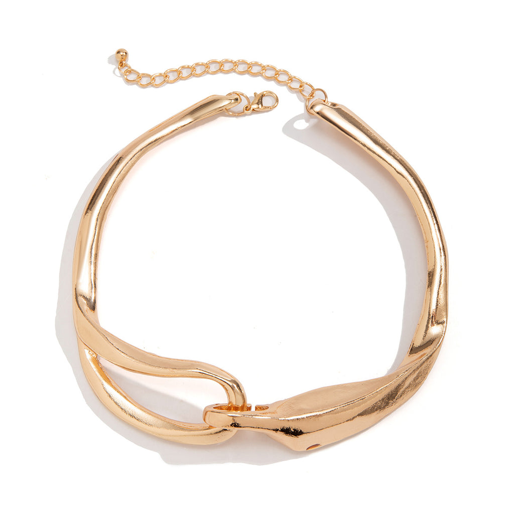 Damen Halskette aus hochwertigem Edelstahl mit modernem Design