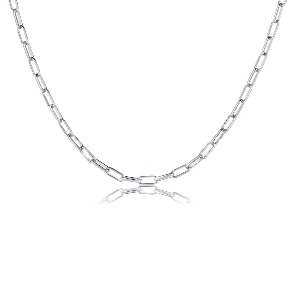 Damen Halskette mit modernem Gliederdesign Shop Nory