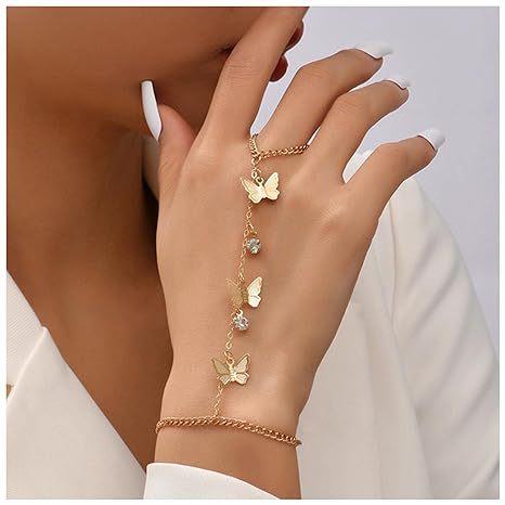 Damen Fußkettchen mit elegantem Gliederdesign und funkelnden Akzenten Shop Nory