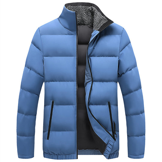 Herren Wattierte Steppjacke mit Sherpa-Innenkragen, winddichter Membran und Reißverschlusstaschen Shop Nory