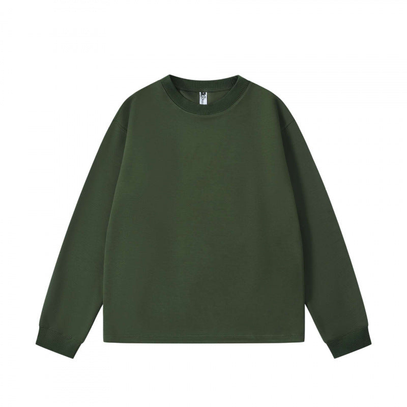 Unisex Oversize-Langarm-Sweatshirt mit Rundhalsausschnitt, French‑Terry-Qualität und gerippten Bündchen Shop Nory