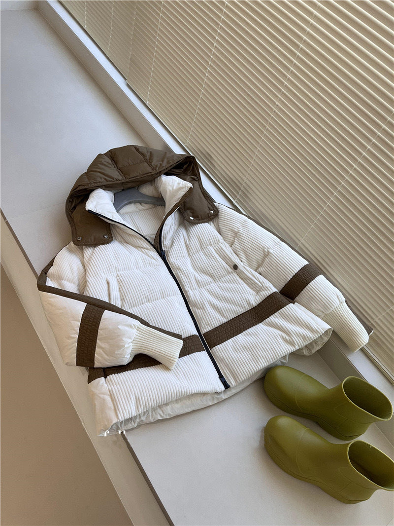 Damen Urbaner Steppmantel mit hohem Kragen Shop Nory
