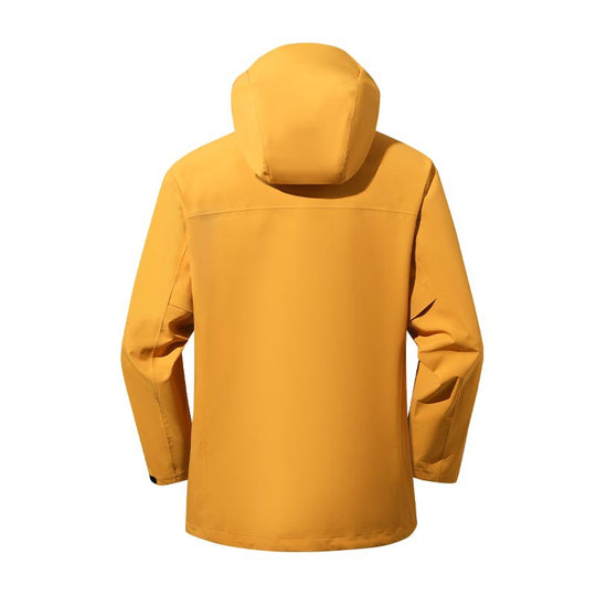 Herren wasser- und winddichte Softshell-Outdoorjacke mit verstellbarer Kapuze Shop Nory