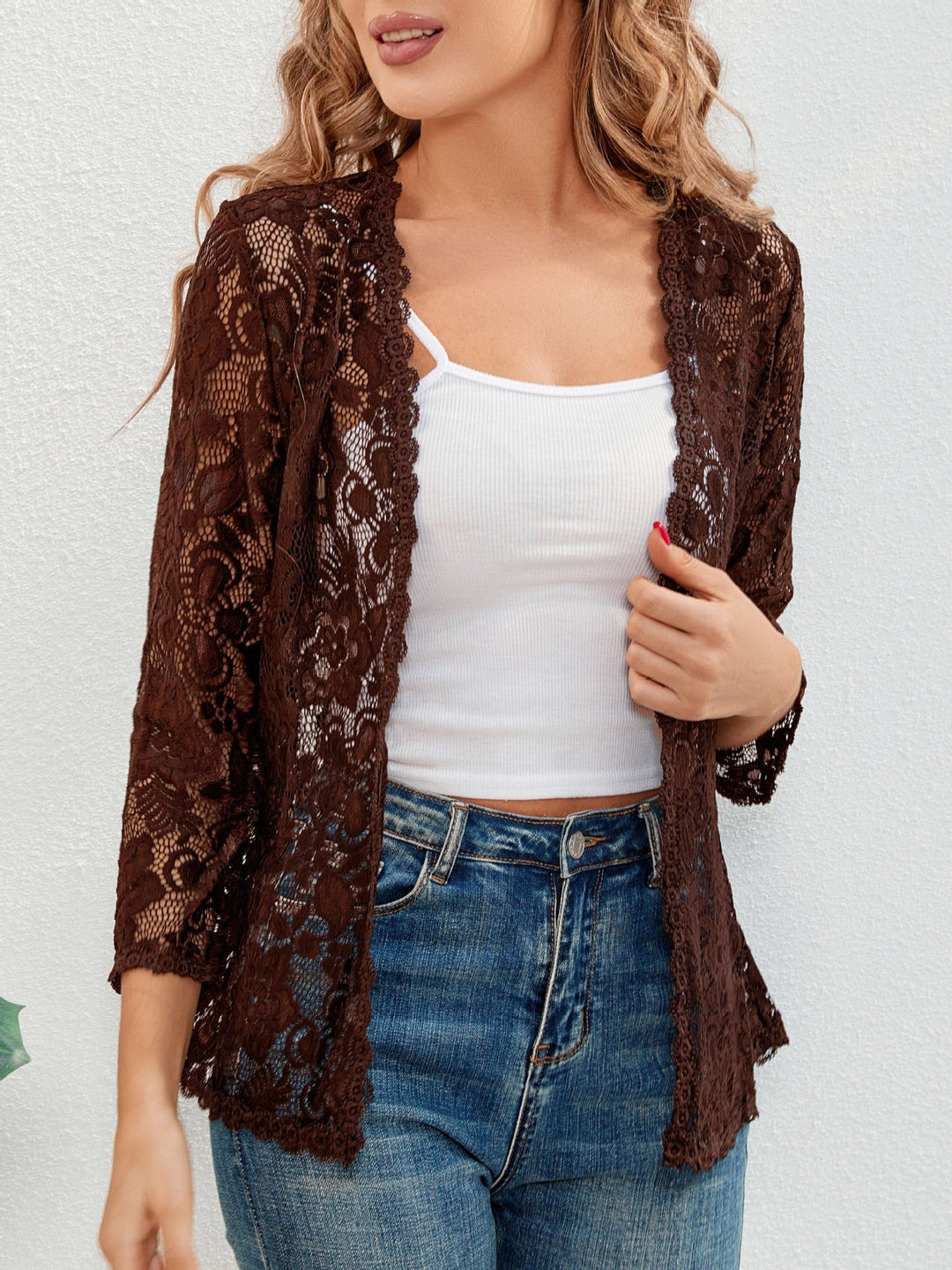 Eleganter Blazer mit Spitze