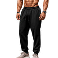 Herren Bequeme Sporthose mit kontrastierenden Seiteneinsätzen und elastischem Bund Shopnory