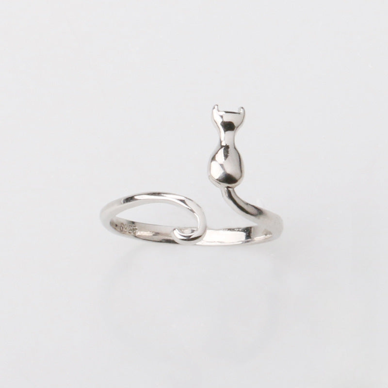 Damenring mit katzeninspirierter Form Shop Nory