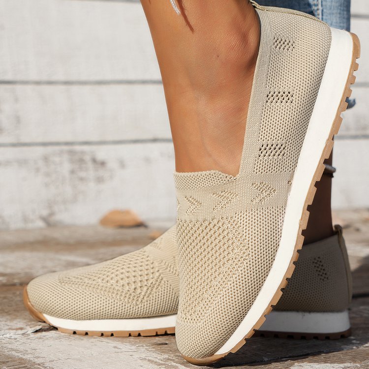 Damen Komfortable Slip-On Sneakers