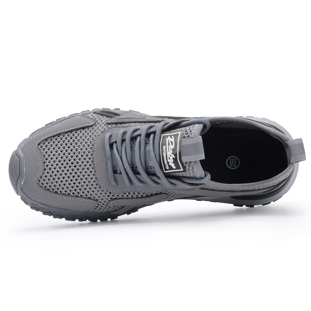 Herren hoch atmungsaktive Sportsneakers mit rutschfester Sohle und flexiblem Schaft Shopnory