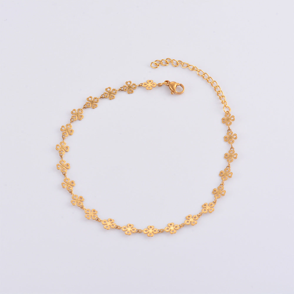 Damen Schlüsselarmband aus hochwertigem Edelstahl mit filigranem Design Shop Nory