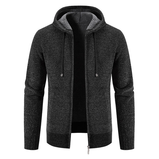 Herren Kapuzenjacke mit weichem Innenfutter und innovativem Design