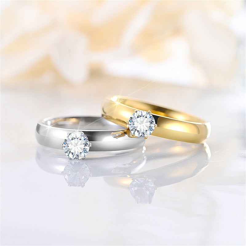 Herren Ring mit elegantem, hochglänzendem Finish und klassischer Form Shop Nory
