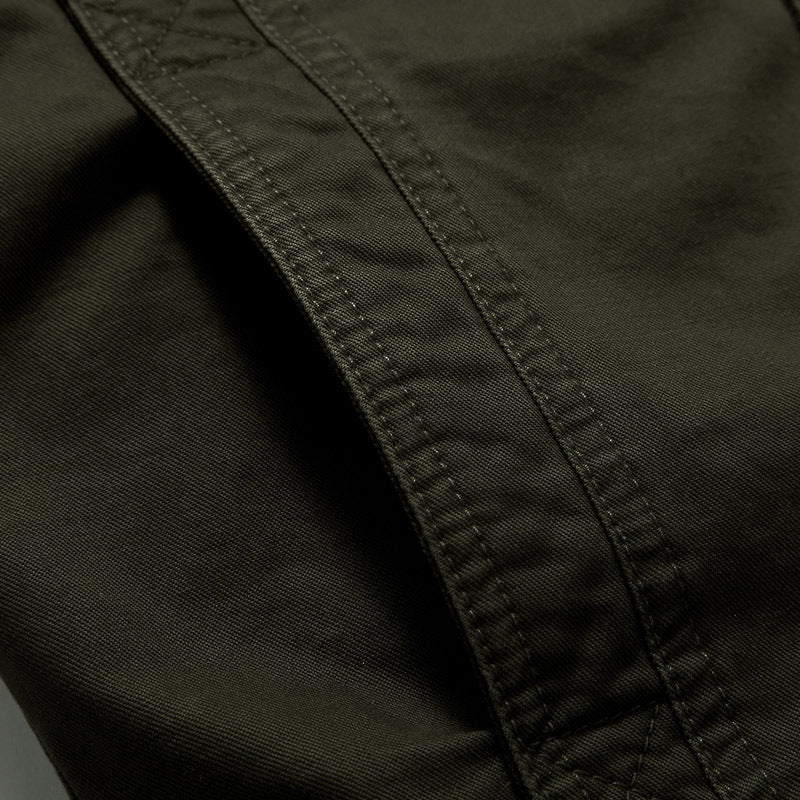 Herren Urbaner Canvas‑Militärblouson mit hohem Kragen, Schulterepauletten und Multifunktions‑Taschen Shop Nory