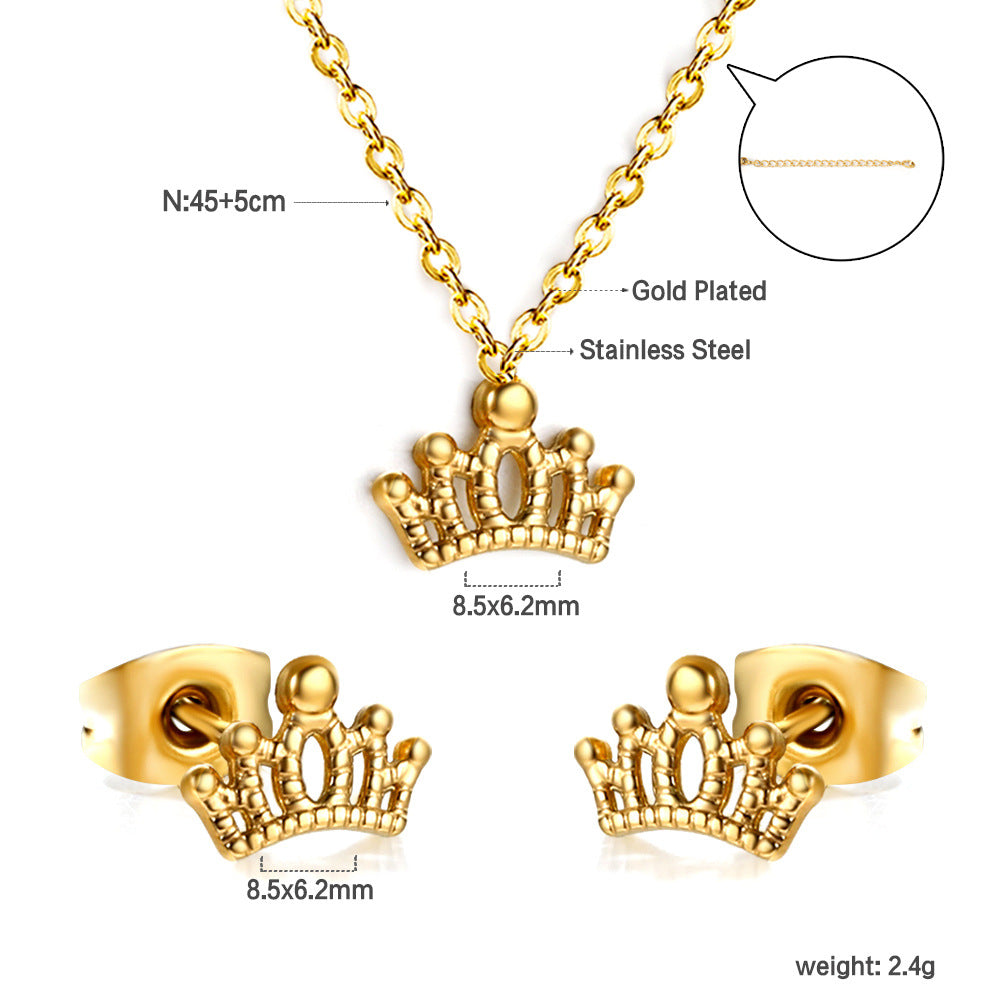 Damen Schmuckset mit bunnyförmigen Ohrsteckern und passende Halskette Shop Nory