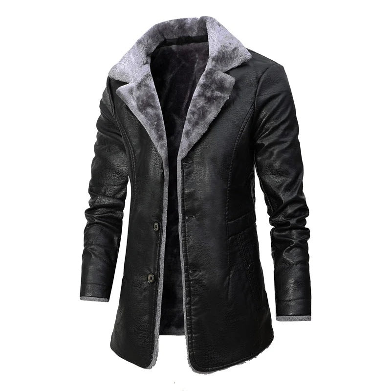 Herren Elegante Lammfelljacke mit modernem Schnitt Shop Nory