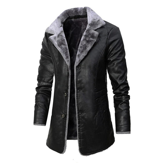 Herren Elegante Lammfelljacke mit modernem Schnitt Shop Nory