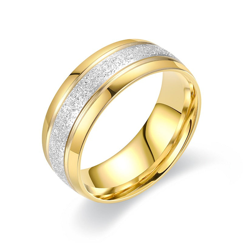 Herren Ring mit hochwertigem, zweifarbigen Oberflächenfinish Shop Nory