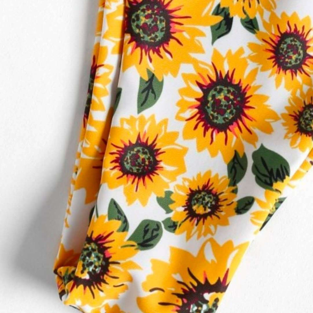Damen Haarband mit verspieltem Sonnenblumenmuster