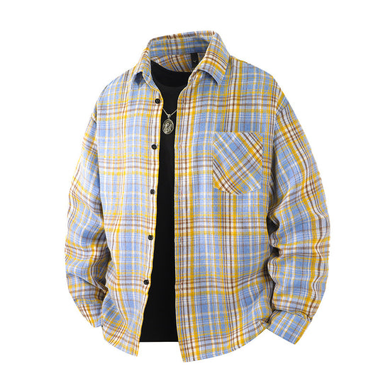 Herren Lässige Karierte Flanellhemden Shop Nory