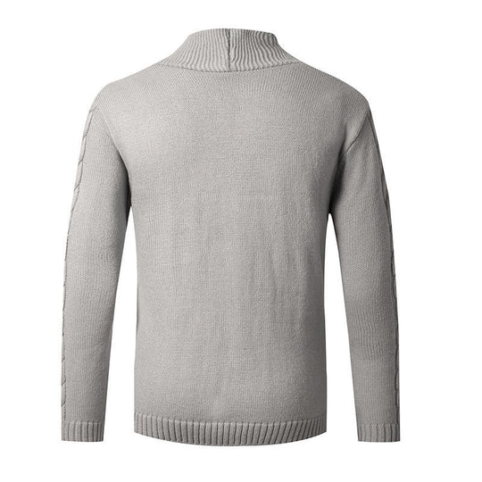 Herren Strickcardigan mit Schalkragen, Zopfmuster und Knopfleiste Shop Nory