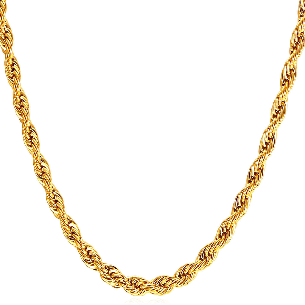Damen elegante Zopfkette aus hochwertigem Metall Shop Nory