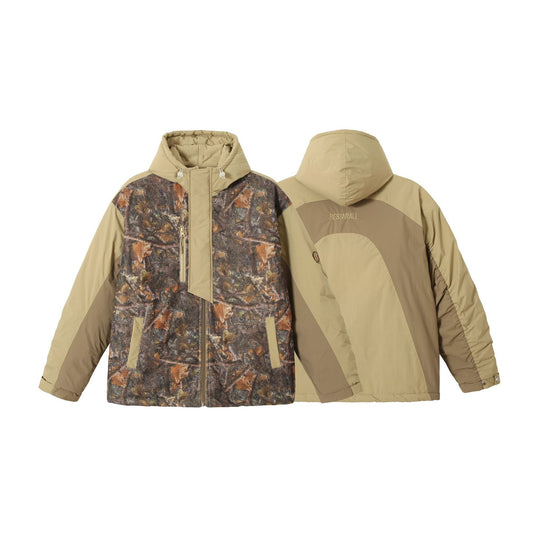 Herren wetterfeste Camouflage-Fieldjacke mit Kapuze, Thermoisolierung und Utility-Details Shop Nory