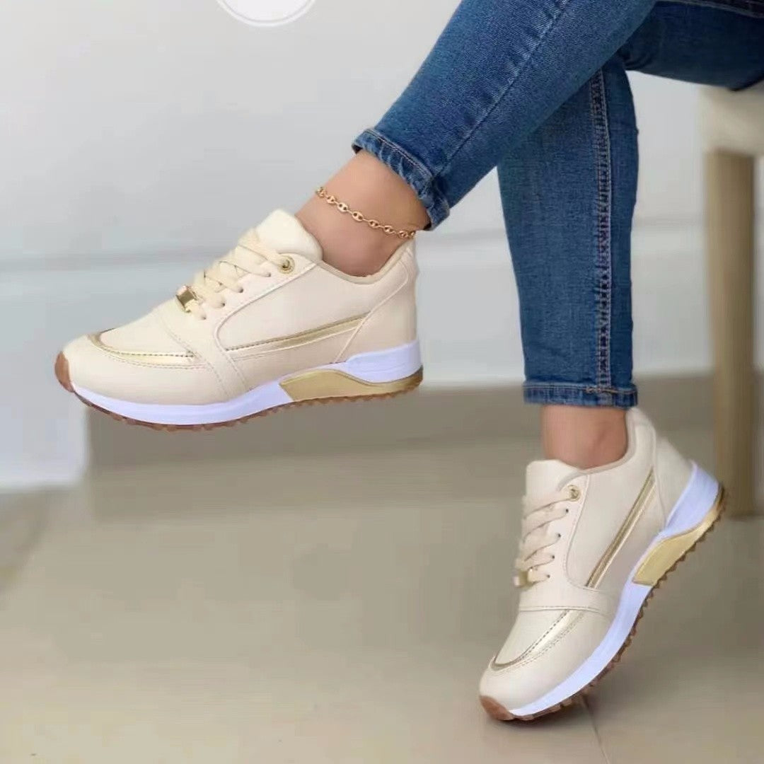 Damen Komfort-Keil-Sneaker im Retro-Sportstil Shop Nory