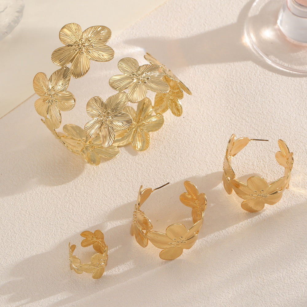 Damen Schmuckset mit modernem, geometrischem Design Shop Nory