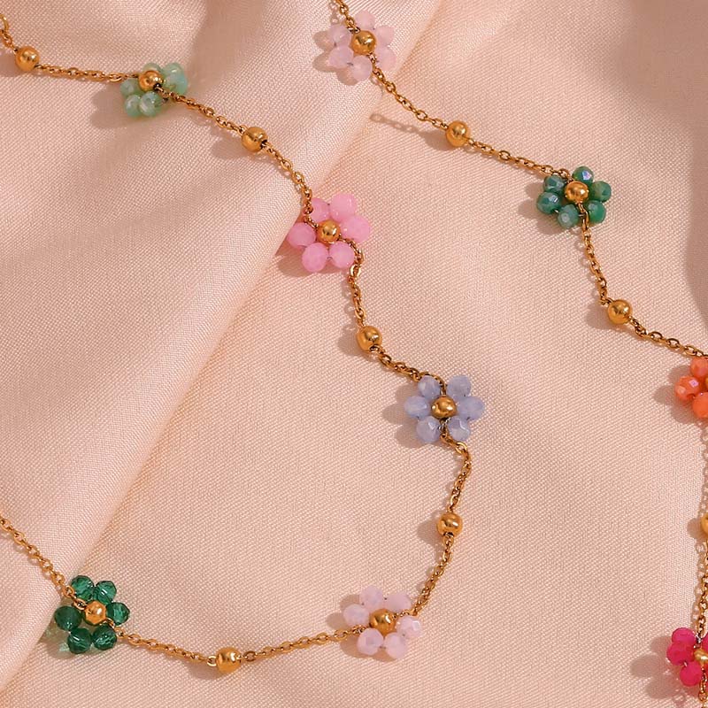 Böhmische Blumen Halskette | Shop Nory