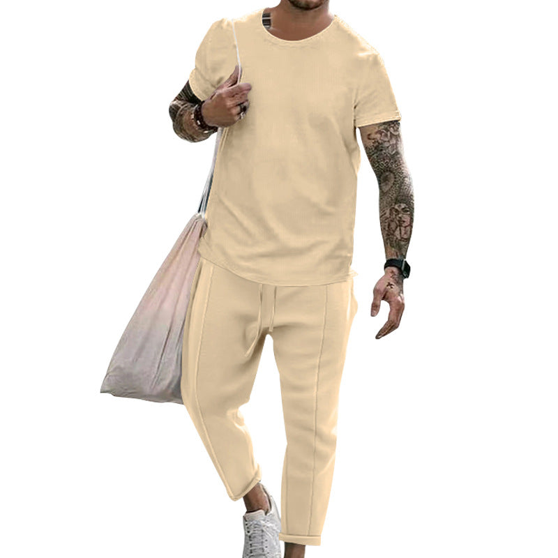 Herren sportliches Set aus hochwertiger Baumwolle mit funktionalem Design und atmungsaktiver Struktur Shopnory