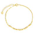 Damen feines Armband mit geometrischen und strukturierten Details Shop Nory