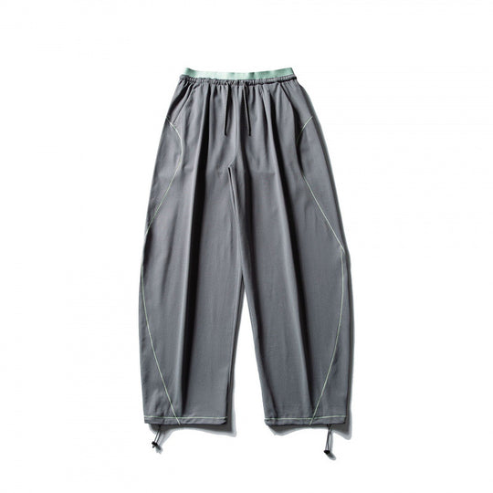Unisex Weite Tech-Jogginghose mit Kordelzug, Kontrastnähten und verstellbarem Saum Shop Nory