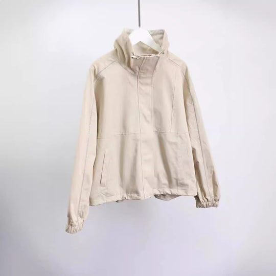 Damen Modische Freizeitjacke mit hohem Kragen Shop Nory