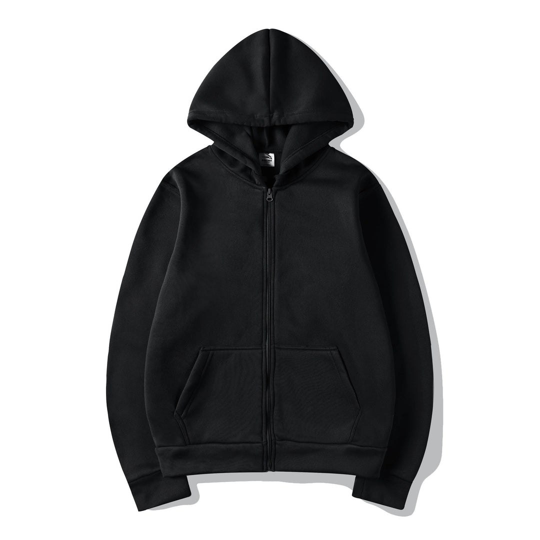 Damen Kapuzensweatshirt mit durchgehendem Reißverschluss und seitlichen Taschen