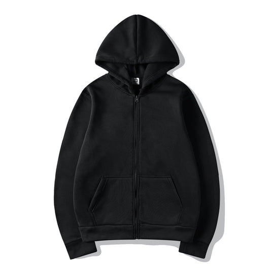 Damen Kapuzensweatshirt mit durchgehendem Reißverschluss und seitlichen Taschen