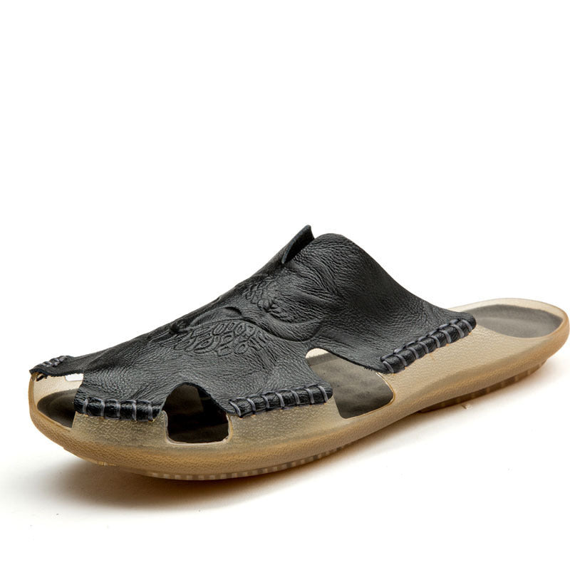 Damen Leder-Clogs mit luxuriösem Design und atmungsaktiver Sohle