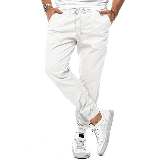 Herren Cargo-Jogginghose mit elastischem Bund und praktischen Taschen