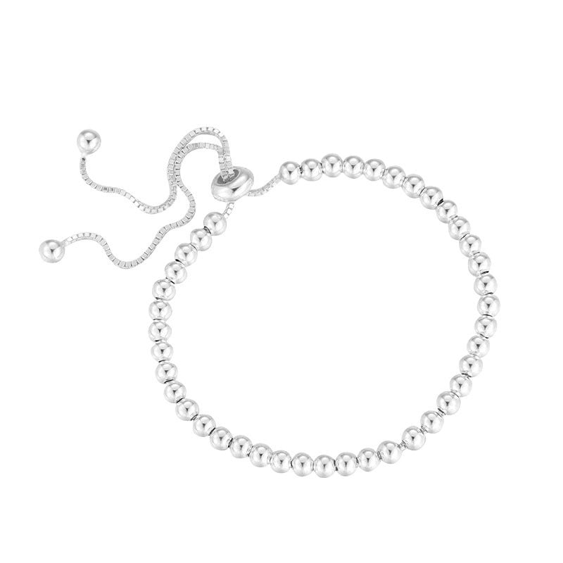 Damen zarte Halskette mit glänzenden Kugeldetails Shop Nory