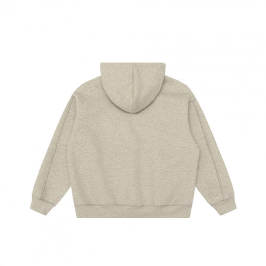 Unisex Oversize Kapuzenpullover mit typografischem Mirror-Print, Kängurutasche und Raglanärmeln Shop Nory