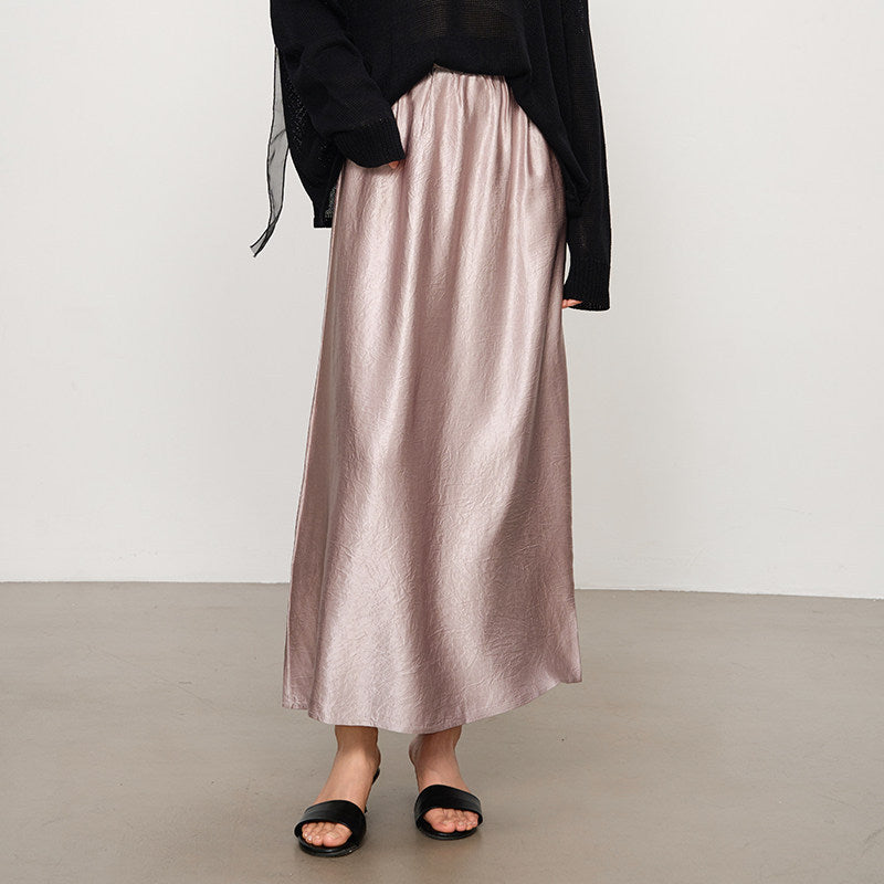 Damen Eleganter Maxirock aus hochwertigem Chiffon Shop Nory