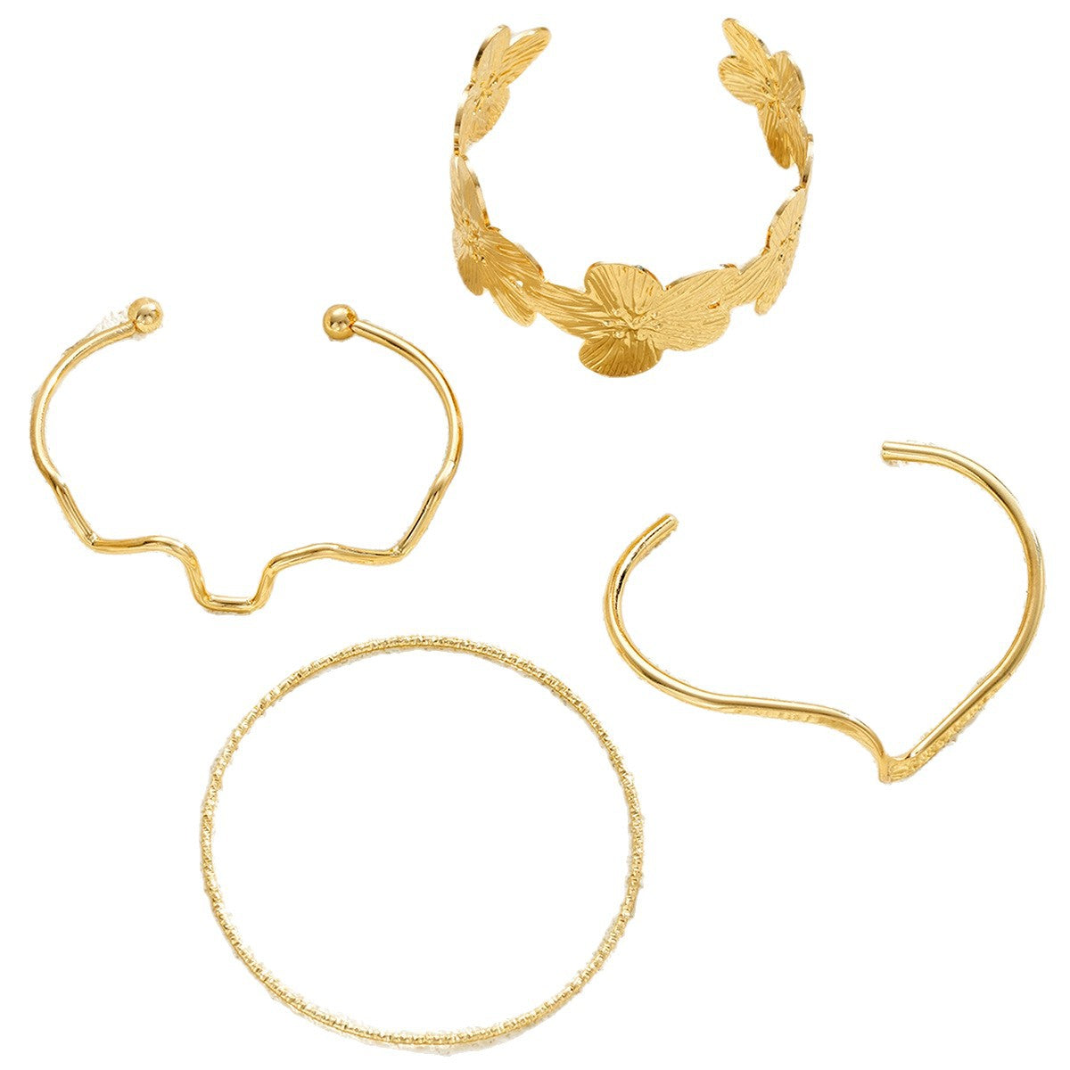 Damen Armband-Set mit kunstvollen floralen und modernen Elementen Shop Nory