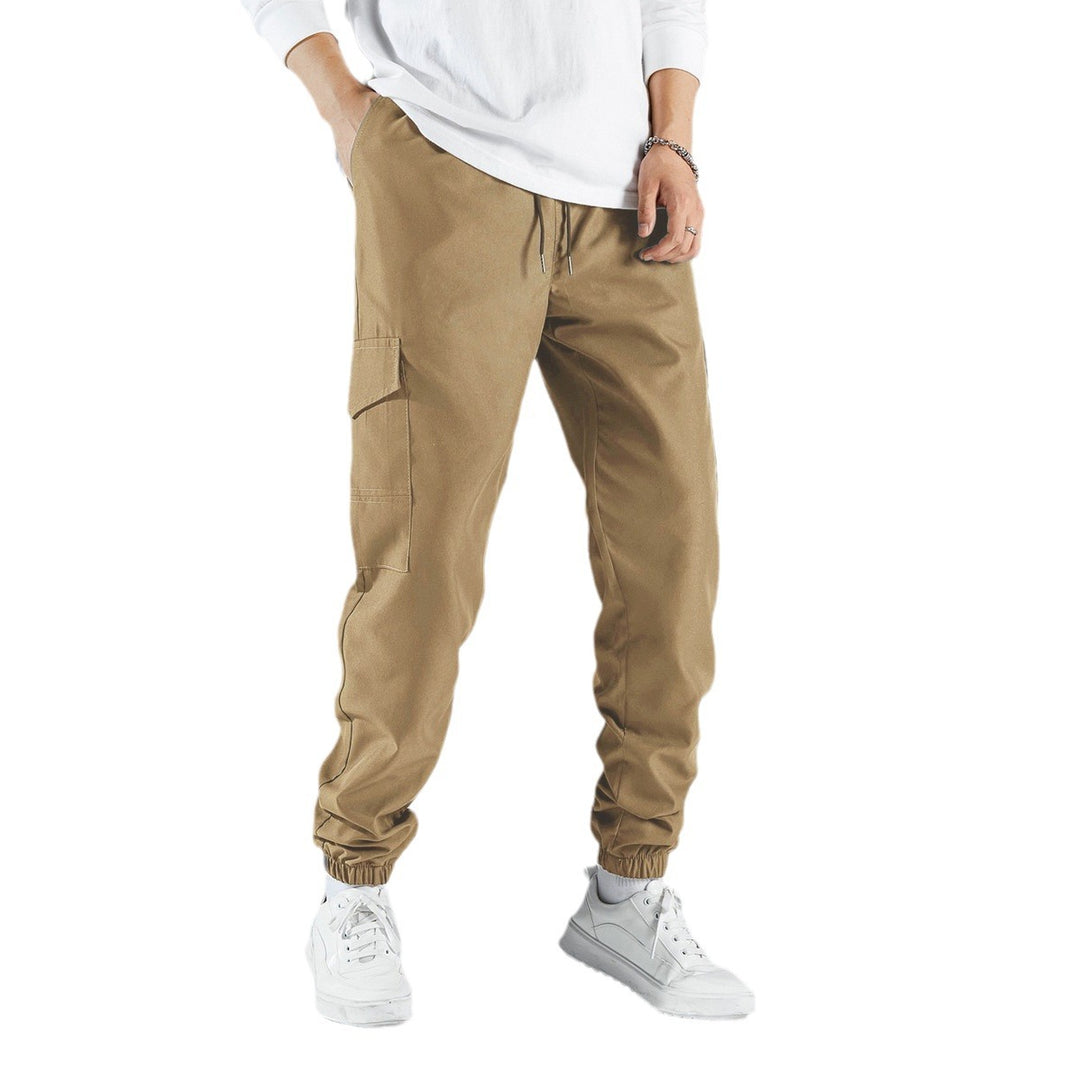 Herren nan Cargo-Jogginghose mit elastischem Tunnelzugbund und aufgesetzten Klappentaschen Shop Nory