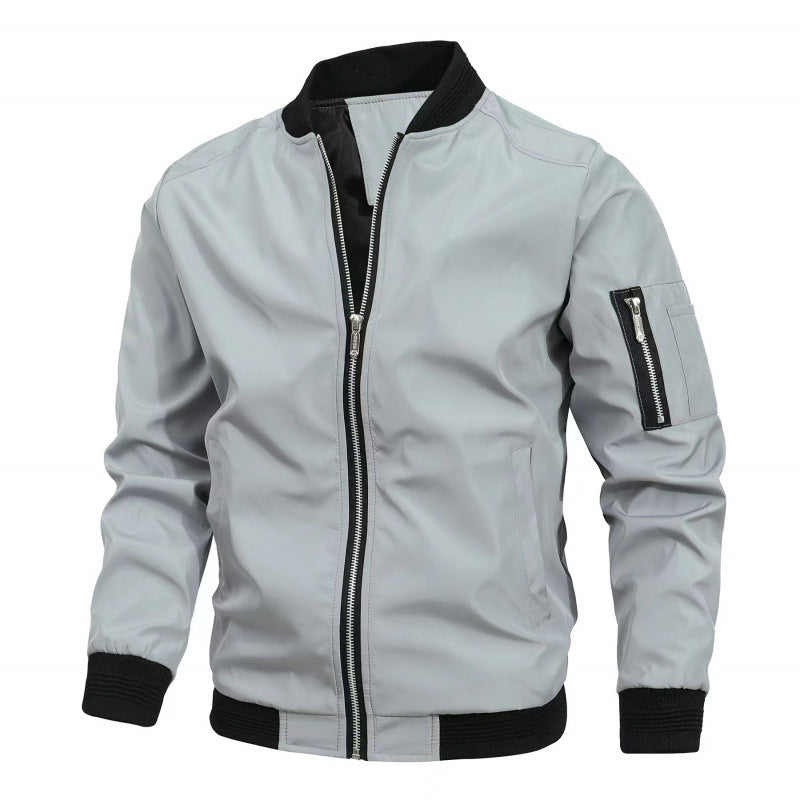 Herren Modische Bomberjacke mit funktionalen Taschen Shop Nory