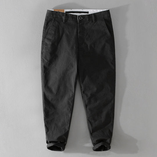 Herren Konisch zulaufende Baumwoll-Chino mit legerer Passform Shop Nory