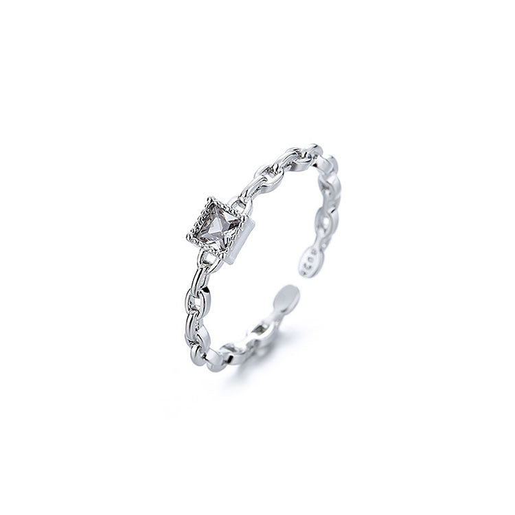 Damen filigraner Ring mit funkelndem Zirkonia Shop Nory